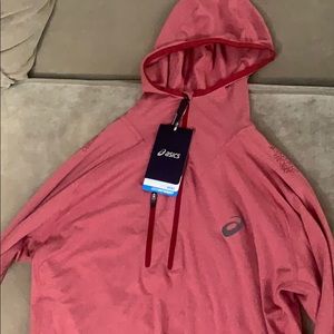 NWT ASICS motion dry hoodie